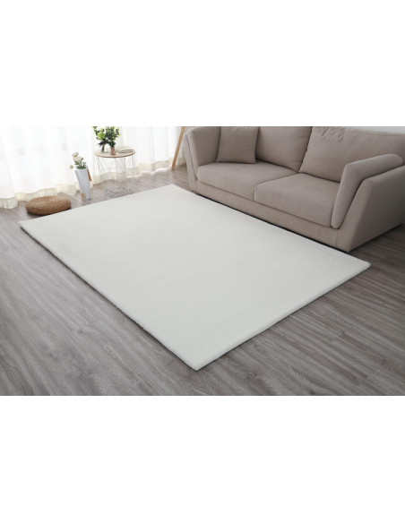 Covor Heinner Shaggy soft blanita Alb 200x300 cm,HR-FRUG200-WHT
