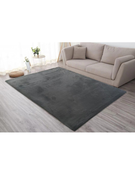 Covor shaggy soft blanita Negru 200x300 cm,HR-FRUG200-BLK Covor shaggy soft blanita Negru 200x300 cm,HR-FRUG200-BLK