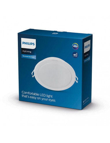 Spot rotund LED integrat Philips Meson, 13W, 220-240V, IP20