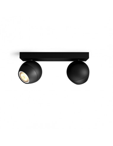 Bara cu 2 spoturi luminoase Philips Buckram Hue, 2xGU10, 5W