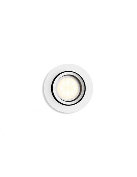 Spot LED incastrat Philips HUE Milliskin, rotund, GU10, 5W