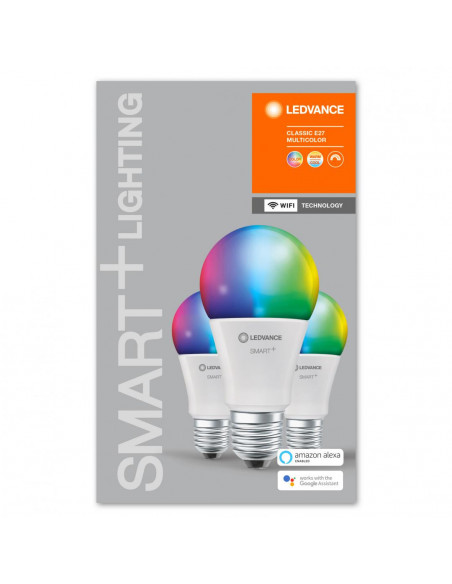 Set 3x bec LED Ledvance SMART+ WiFi Classic 60, 9W (60W), 230V