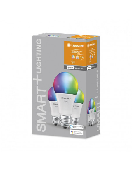 Set 3x bec LED Ledvance SMART+ WiFi Classic 60, 9W (60W), 230V