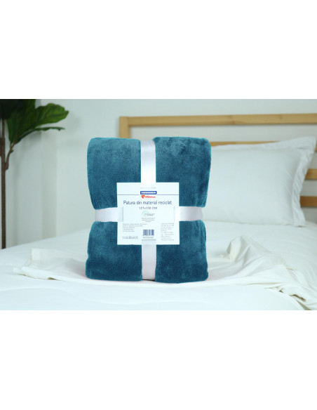 Patura Heinner din material reciclat 127x150 cm,HR-BLK127-RECT