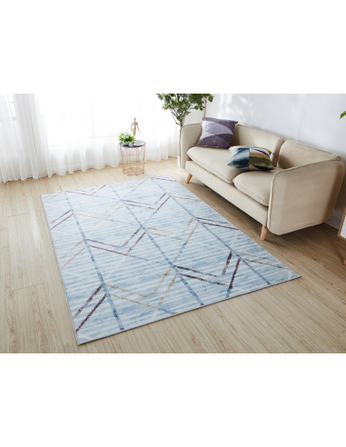 Covor Heinner cu print digital 3D 70x140 cm Ash,HR-3DRUG140-ASH