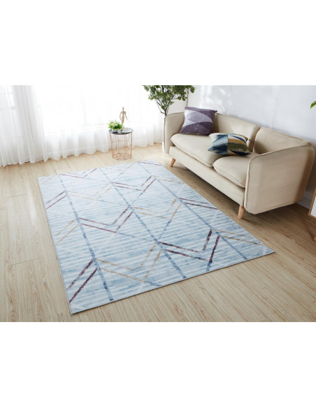 Covor Heinner cu print digital 3D 70x140 cm Ash,HR-3DRUG140-ASH