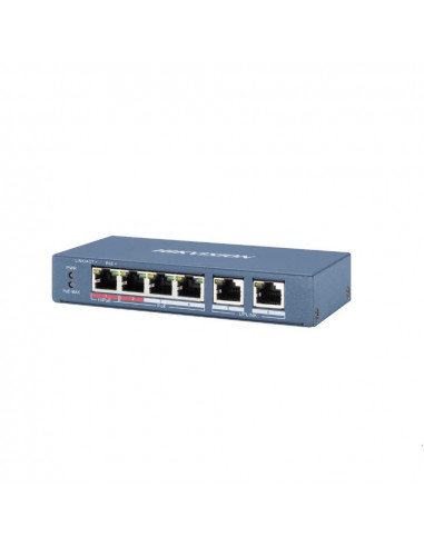 Switch Hikvision DS-3E0106HP-E, 4-port, HiPoE,DS-3E0106HP-E