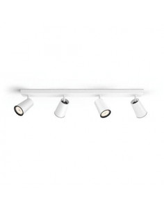 Spot LED luminos Philips myliving Paisley, 4x GU10, 5.5W, 230V