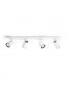 Spot LED luminos Philips myliving Paisley, 4x GU10, 5.5W, 230V