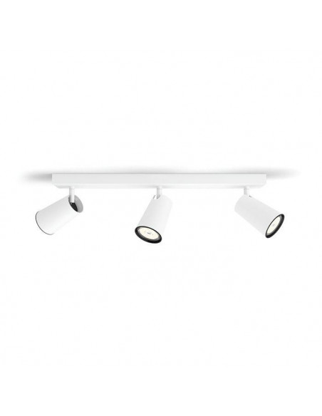 Spot LED luminos Philips myLiving Paisley, 3xGU10, 5.5W, 230V