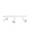 Spot LED luminos Philips myLiving Paisley, 3xGU10, 5.5W, 230V