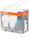 Set 2 becuri Led Osram, E27, LED BASE CLASSIC A, 8.5 (60W)
