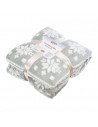 Patura fleece Heinner Gri Stars 150x200 cm,HR-BLKT150-SGRI