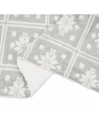 Patura fleece Heinner Gri Stars 150x200 cm,HR-BLKT150-SGRI
