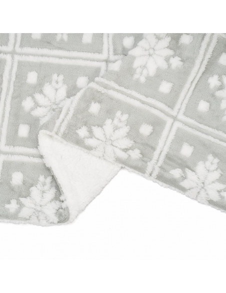 Patura fleece Heinner Gri Stars 150x200 cm,HR-BLKT150-SGRI