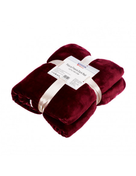 Patura fleece Heinner Dark Red 127x150 cm,HR-BLK127-DKRED