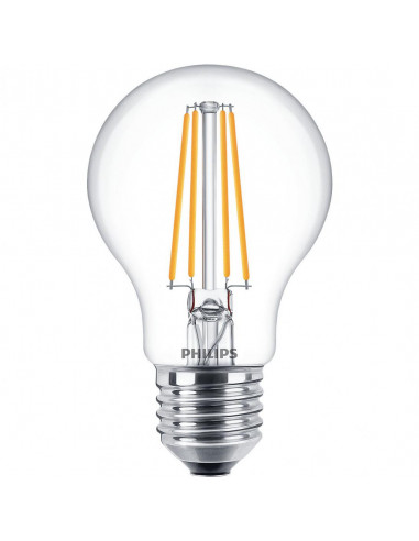 Set de 3 bec-uri LED Philips 7W (60, E27, lumina calda