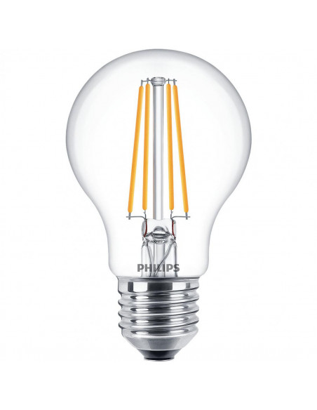 Set de 3 bec-uri LED Philips 7W (60, E27, lumina calda