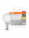 Set 3 becuri Led Osram, E14, 4W, 470 lumeni, lumina