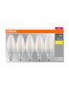 Set 5 becuri Led Osram, E14, 4W, 470 lumeni, lumina
