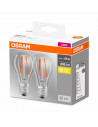 Set 2 becuri Led Osram, E27, 7W, 806 lumeni, lumina