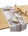 TRAVERSA HEINNER MASA 33X120CM MODEL TRAD RED,HR-RUN180-TRDR