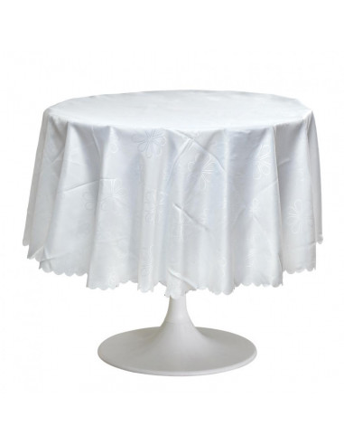 FATA DE MASA HEINNER ROTUNDA 180 CM ALBA 01,HR-TCOV180-WT01