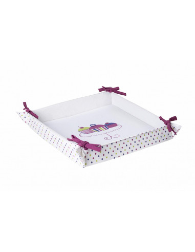 COS DE PAINE HEINNER 35X35+5CM CUPCAKE,HR-BB35-CUPC
