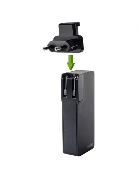 Incarcator Si Baterie Port Usb Negru Complete Leitz,LZ63070095