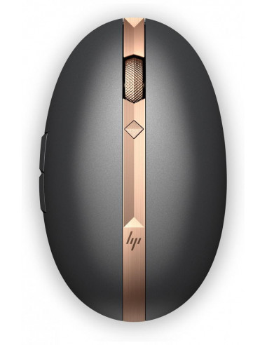 3NZ70AA,HP Spectre Wireless Mouse 700 Ash Silver, Reincarcabil prin USB, Dimensiuni: 10,4 x 6,34 x 3,58 cm, Greutate: 0,1kg