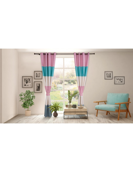 Set 2 draperii bumbac 140x270 cm AJA,HR-DR140-AJA