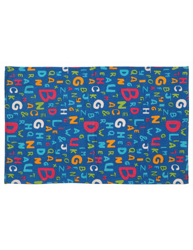 Covor Heinner copii printat Alfabet 90x130 cm,HR-KDRUG130ABC