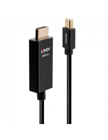 Cablu Lindy LY-40922, Mini DisplayPort to HDMI Cable, 2m