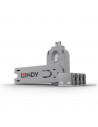 Lindy LY-40454, USB Type A Port Blocker Key, 4 bucati