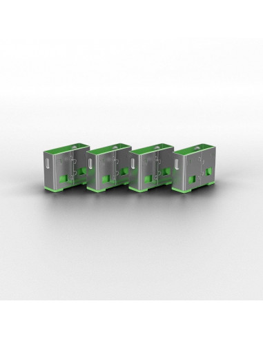 Lindy LY-40453, USB Type A Port Blocker Key, 4 bucati