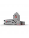Lindy LY-40450, USB Type A Port Blocker Key, 4 bucati