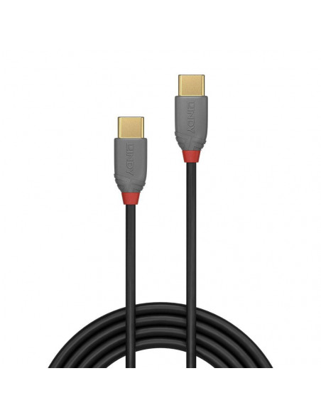 Cablu Lindy LY-36873, USB 2.0 Type C to C Cable, 3, Anthra