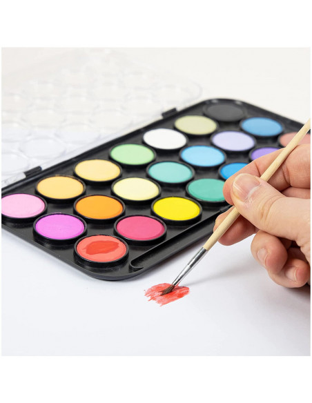 Set 21 acuarele cu pensula,A3312L