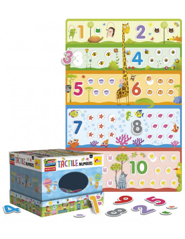 Joc tactil Montessori - Numaram si ne distram,LEX72453