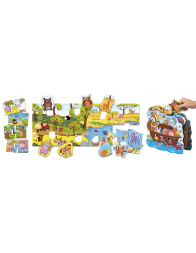 Joc potrivire 3D - Animalute haioase,L92536