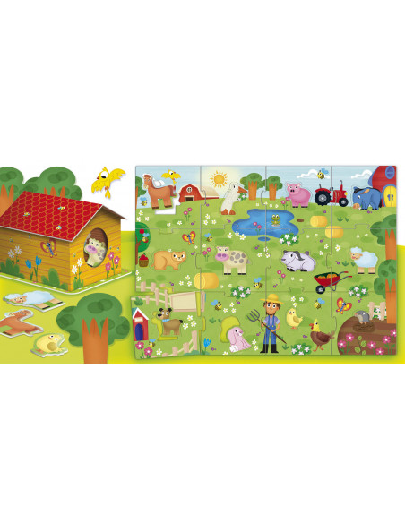 Puzzle 3D - Ferma mea vesela,L92567