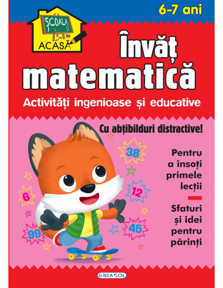Scoala acasa - Invat matematica 6-7 ani,978-606-024-182-9