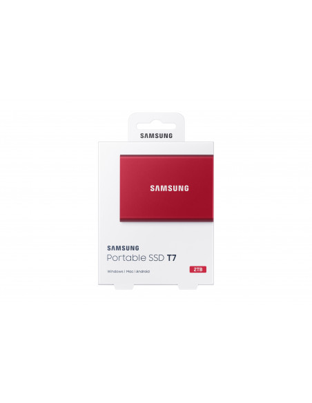 SSD Samsung MU-PC2T0R/WW - 2TB - Portable SSD T7,MU-PC2T0R/WW