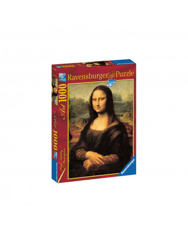 Puzzle Leonardo Da Vinci: Mona Lisa, 1000 Piese,RVSPA15296