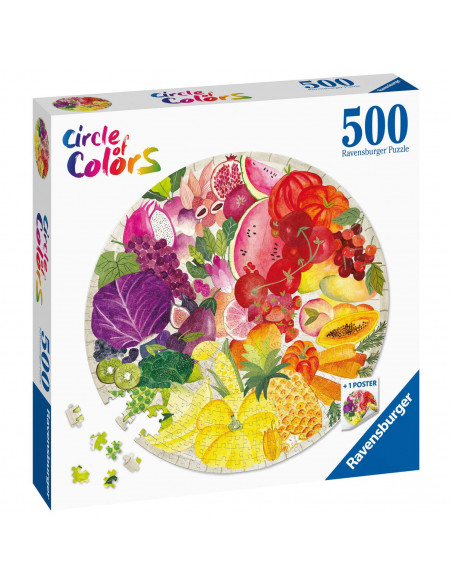 Puzzle Cerc Fructe Si Legume, 500 Piese,RVSPA17169