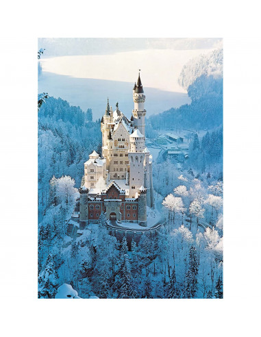 Puzzle Castelul Neuschwanstein Iarna, 1500 Piese,RVSPA16219