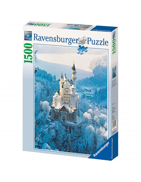 Puzzle Castelul Neuschwanstein Iarna, 1500 Piese,RVSPA16219
