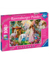 Puzzle Lumea Unicornilor, 100 Piese Glitter,RVSPC13617