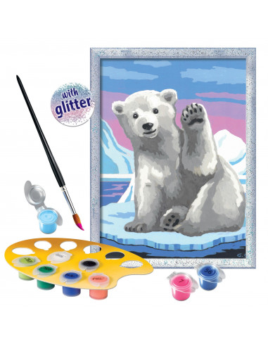 Pictura Pe Numere - Urs Polar,RVSPBN20079