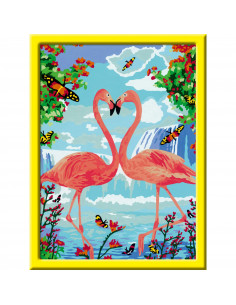 Pictura Pe Numere - Flamingo 2,RVSPBN28991